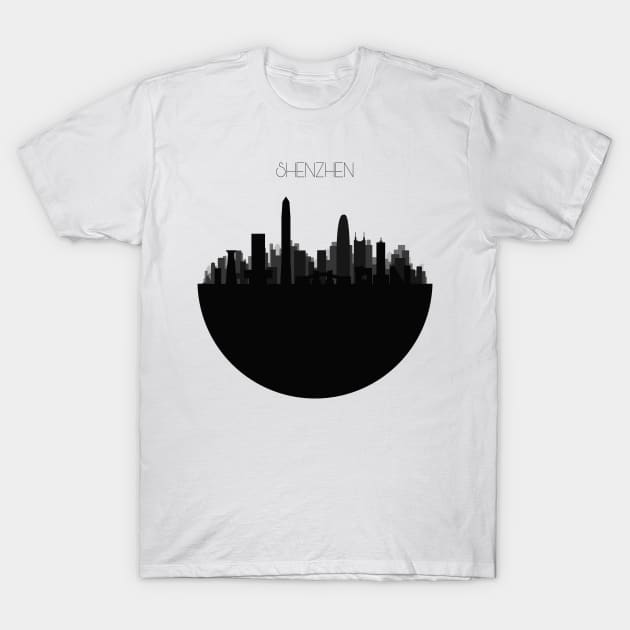 Shenzhen Skyline T-Shirt by inspirowl